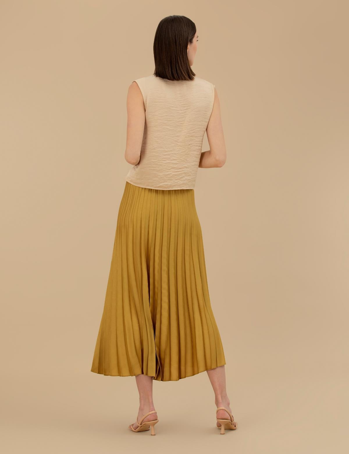 Yeşil Dokuma Etek - 50268502013