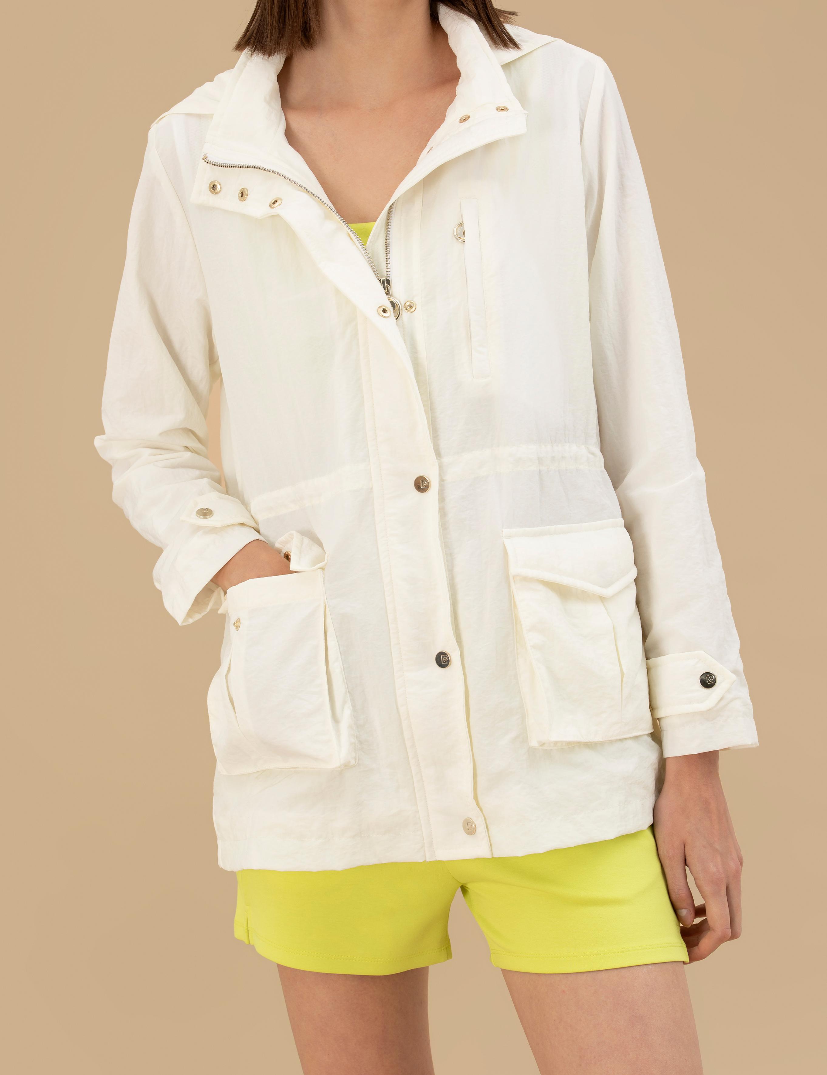 Ekru Standart Fit  Mevsimlik Mont