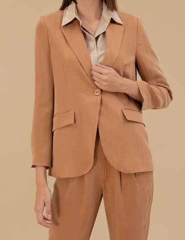 Kahverengi Modal Regular Fit Ceket
