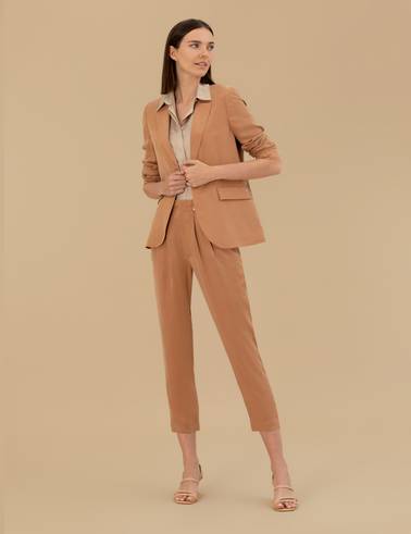 Kahverengi Modal Regular Fit Ceket