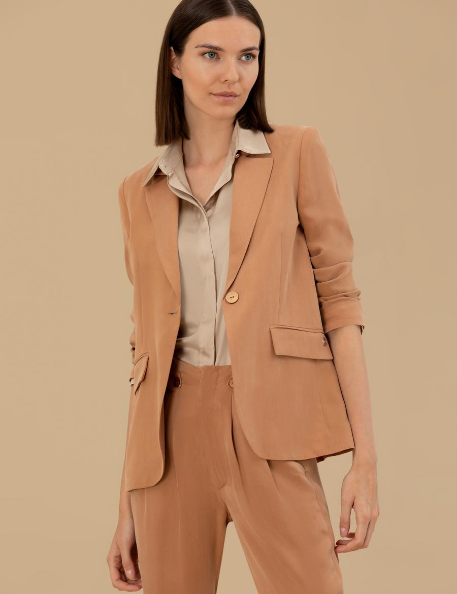 Kahverengi Modal Regular Fit Ceket