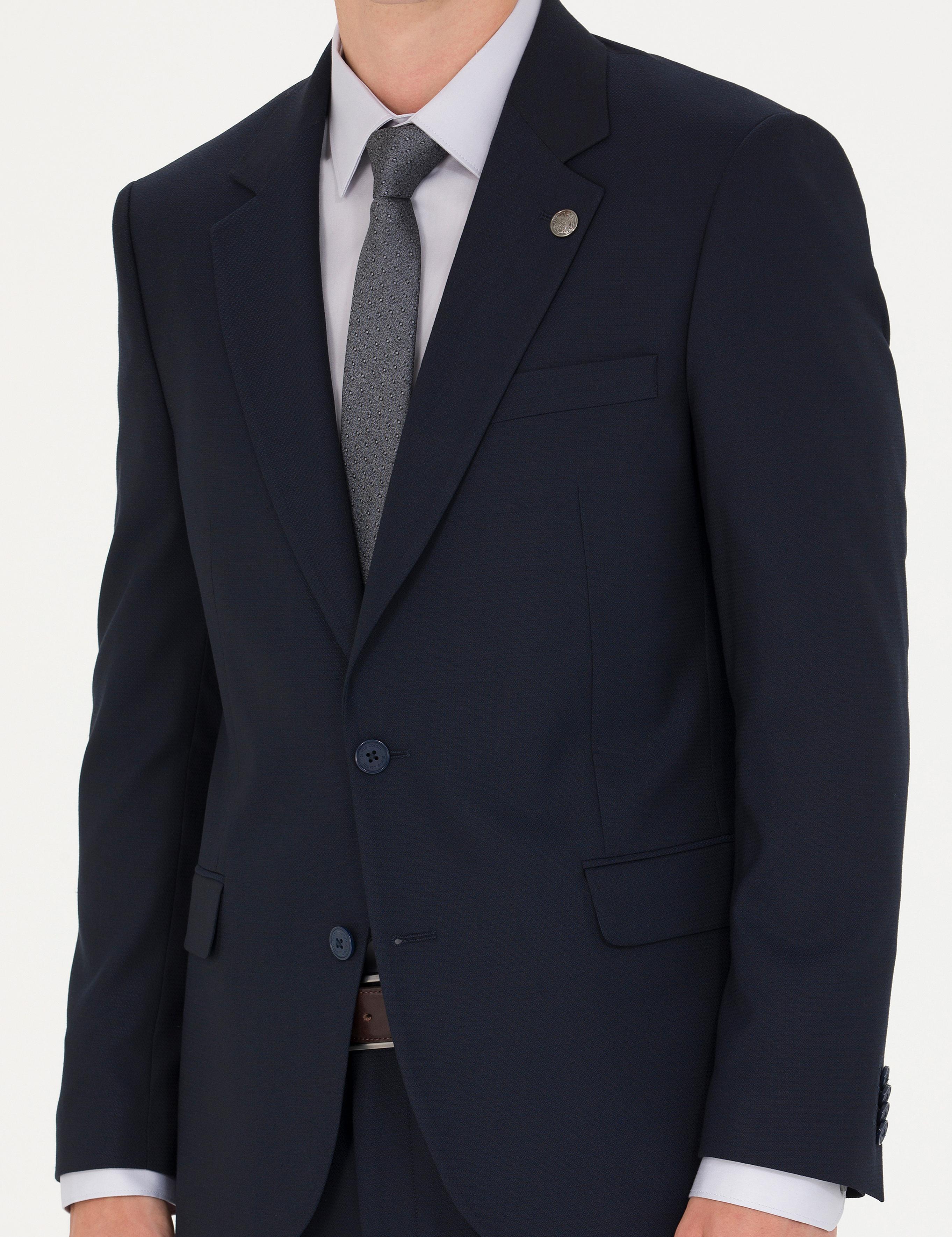 Lacivert Slim Fit Takım Elbise