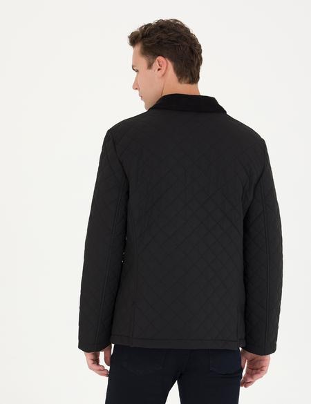 Siyah Kapitone Mont - 50275488023