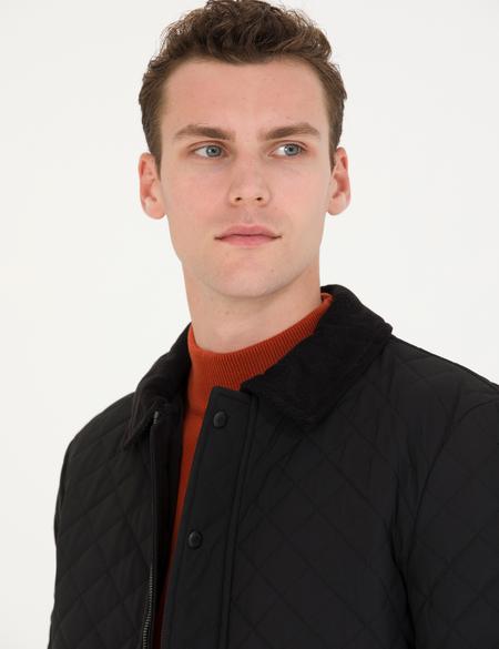 Siyah Kapitone Mont - 50275488023