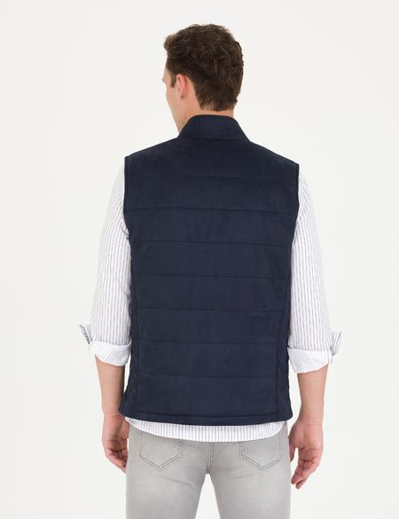 Lacivert Yelek - 50280296006