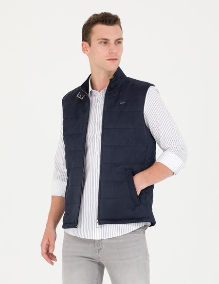 Lacivert Yelek - 50280296006