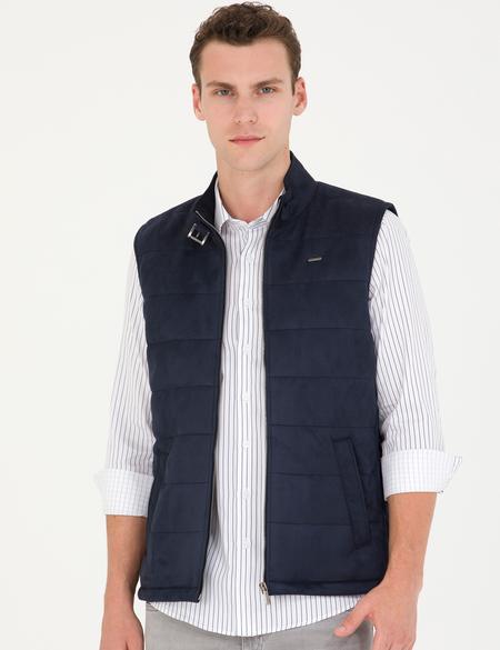 Lacivert Yelek - 50280296006