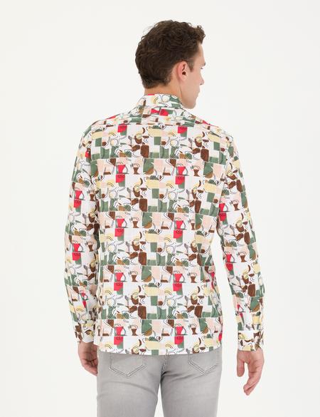 Haki Regular Fit Uzun Kollu Gömlek - 50265034024