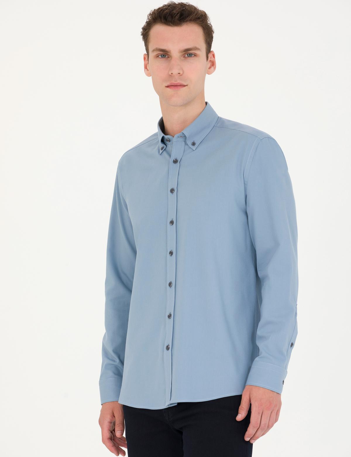 Mavi Regular Fit Uzun Kollu Gömlek - 50276553016