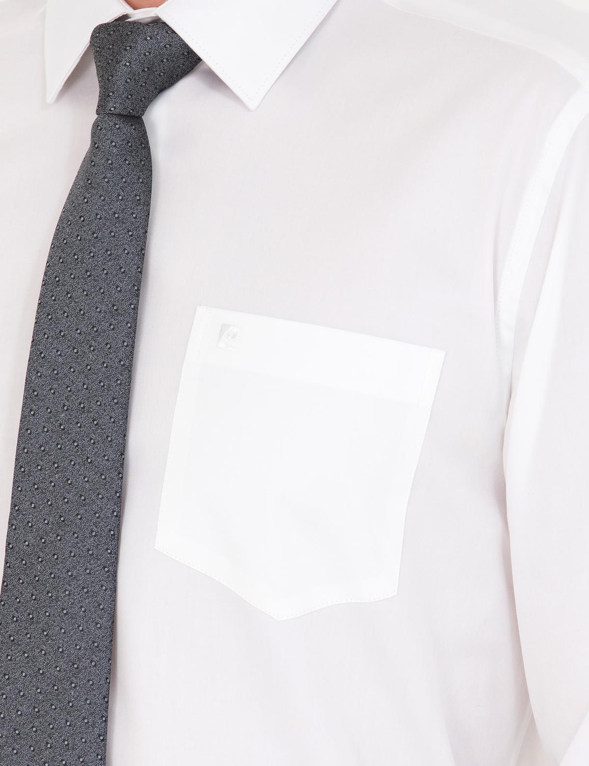 Beyaz Parlak Saten Regular Fit Uzun Kollu Basic Gömlek - 50277146016