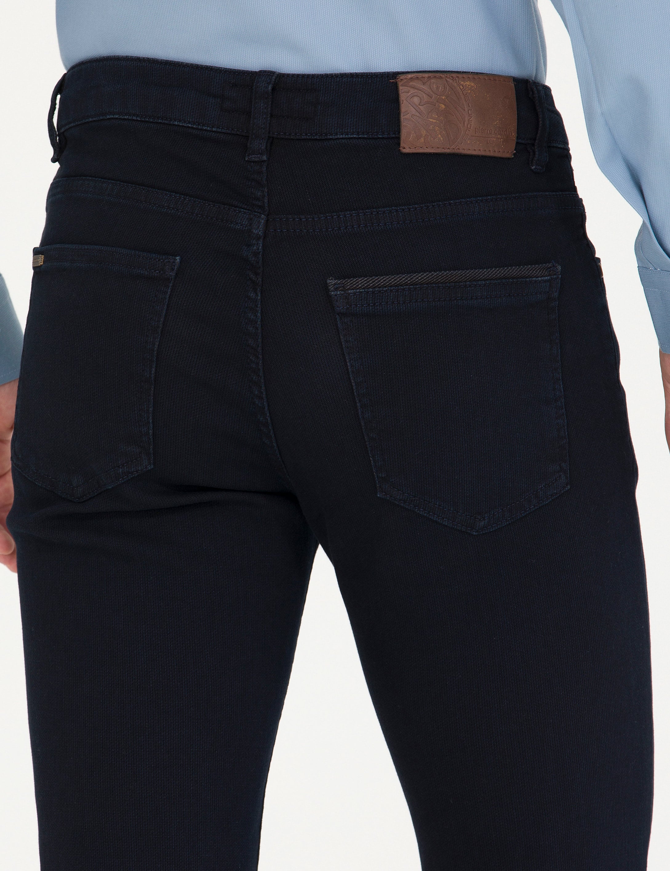 Koyu Lacivert Slim Fit Jean Pantolon