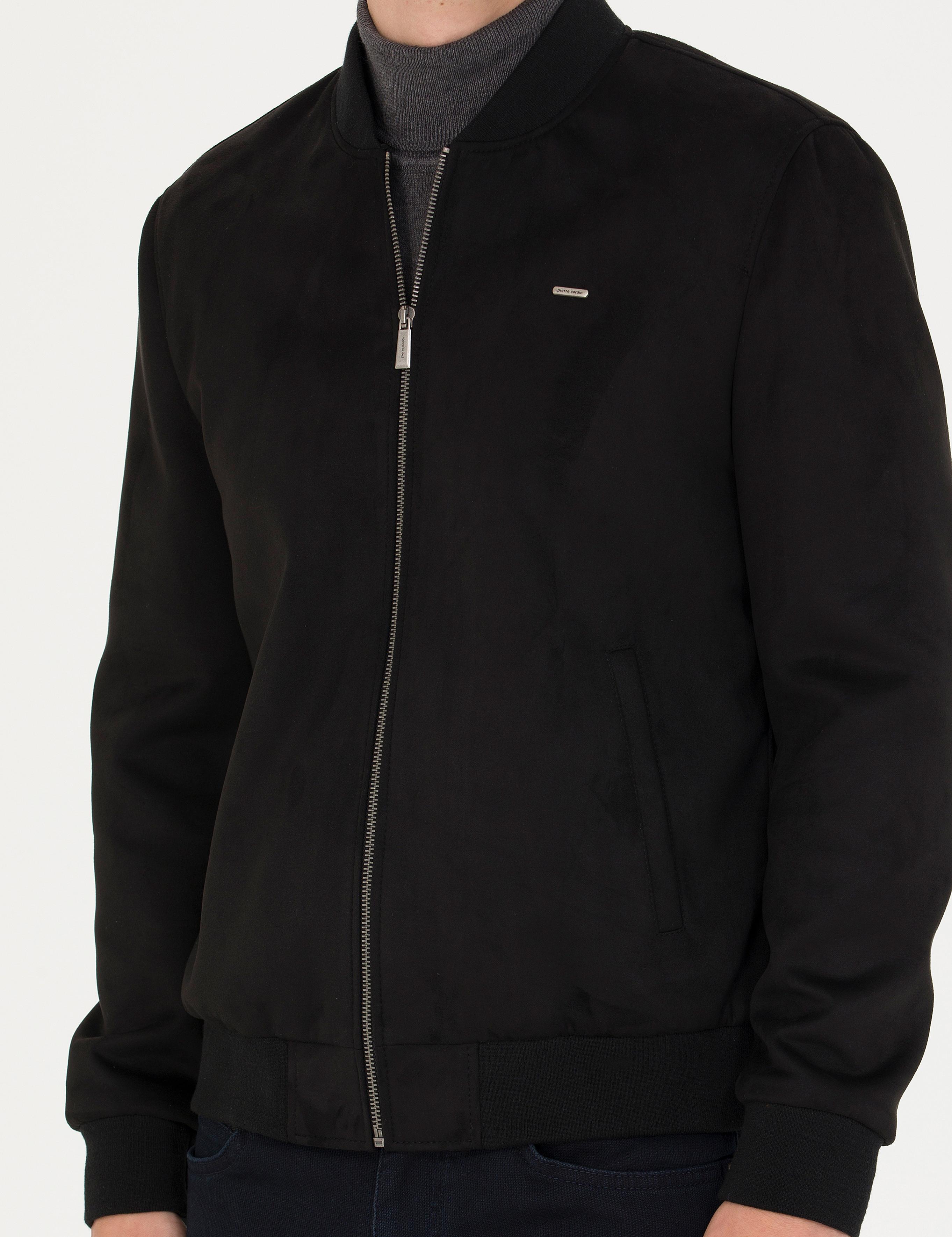 Siyah Suni Deri Ceket