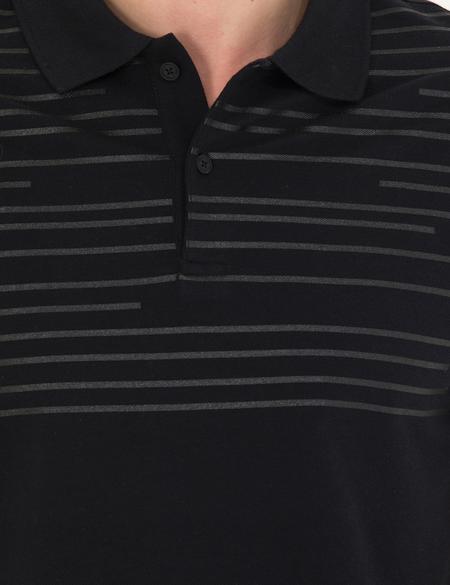 Siyah Slim Fit Polo Yaka Tişört - 50275708024