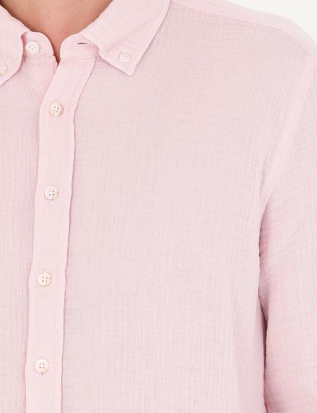 Pembe Regular Fit Uzun Kollu Gömlek - 50272203005