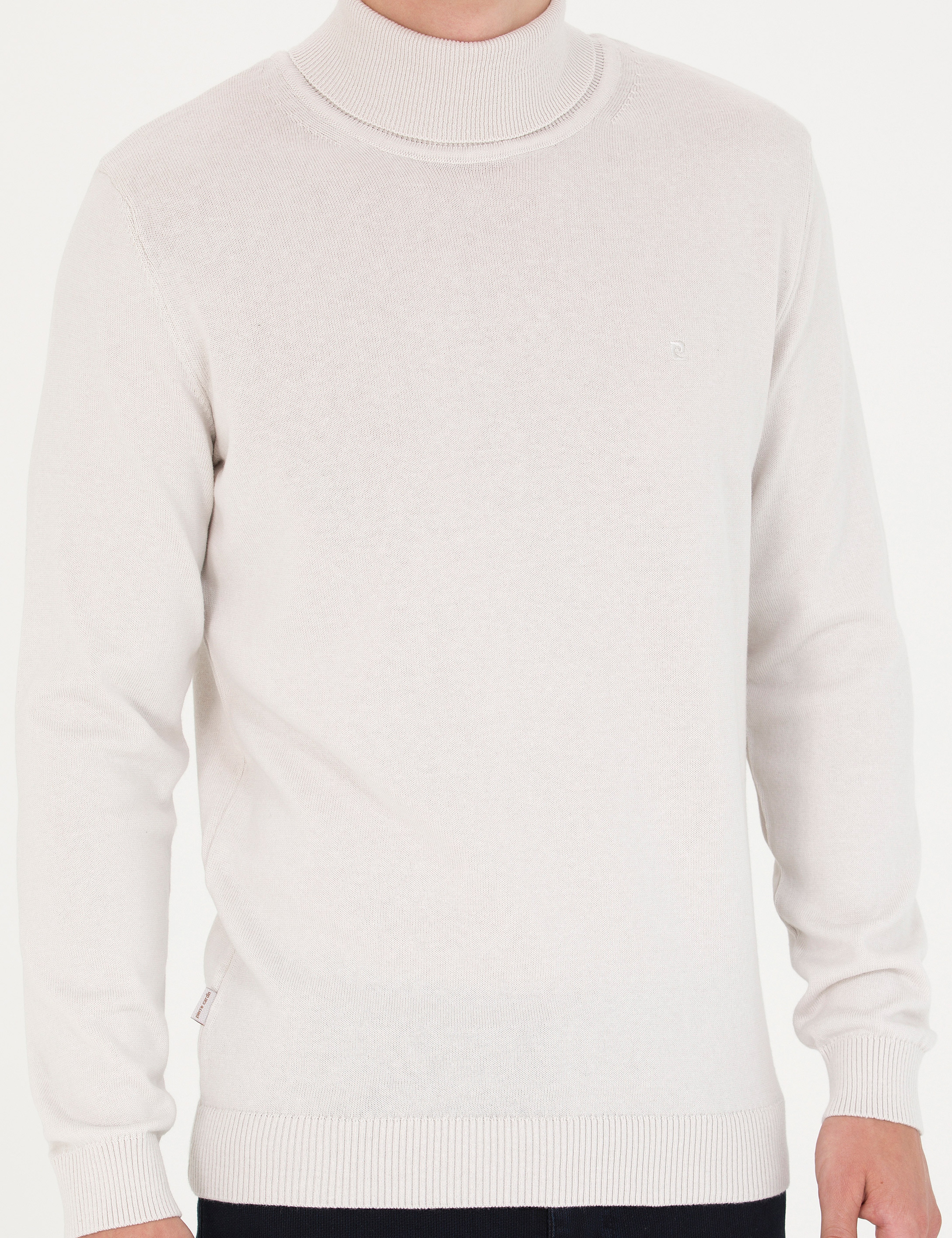 Taş Slim Fit Balıkçı Yaka Basic Triko Kazak - Image 6