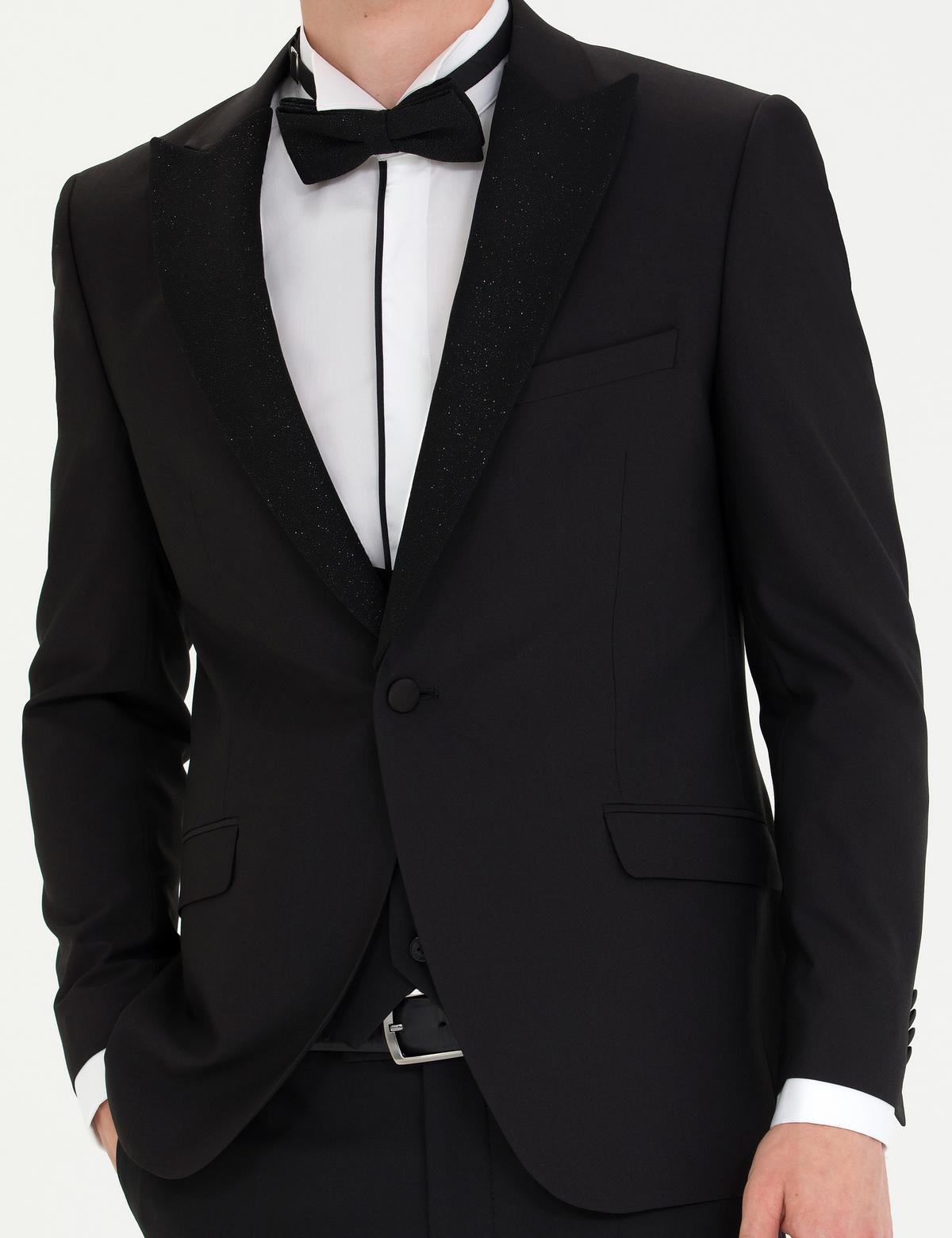 Siyah Ex. Slim Fit Smokin - 50276228047