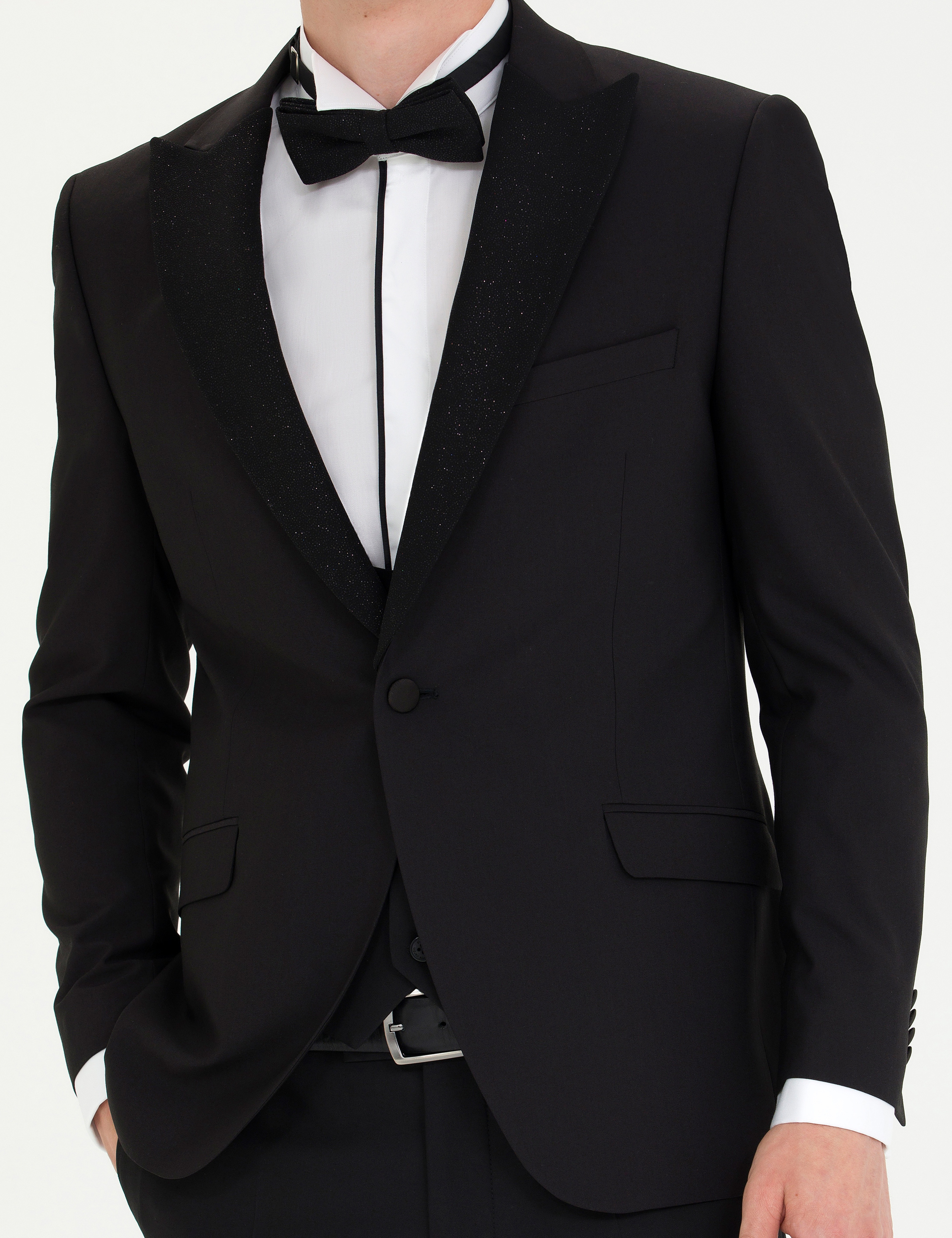 Siyah Ex. Slim Fit Smokin - Image 6