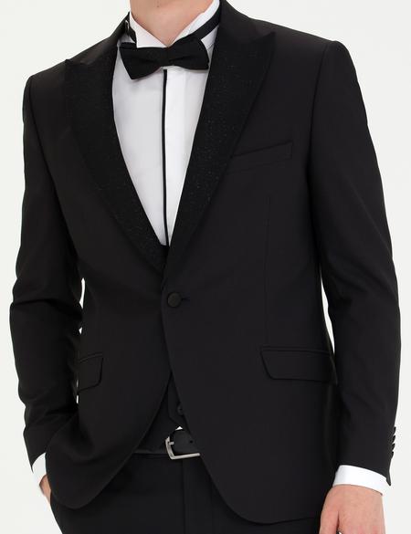 Siyah Ex. Slim Fit Smokin - 50276228047