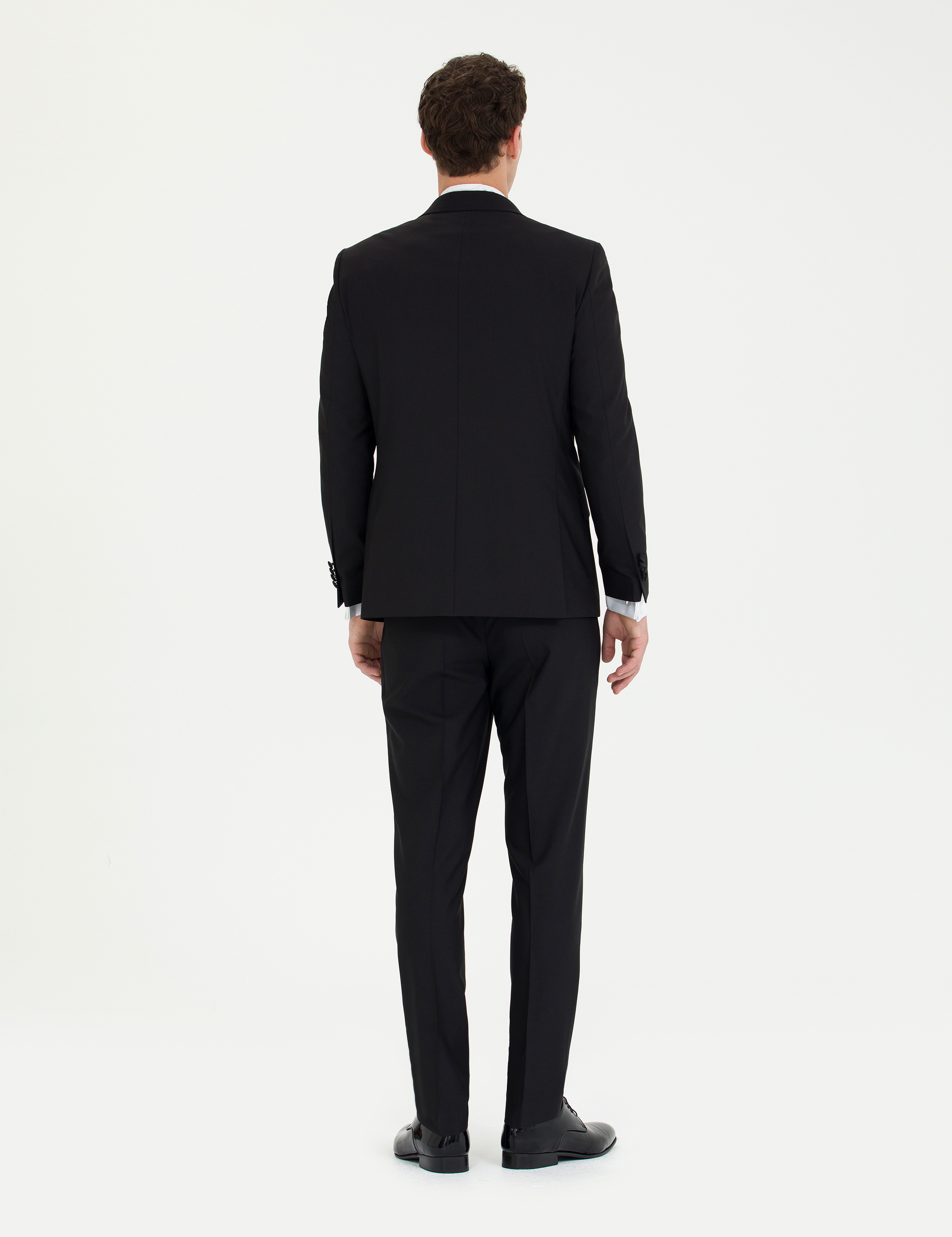 Siyah Ex. Slim Fit Smokin - Image 5