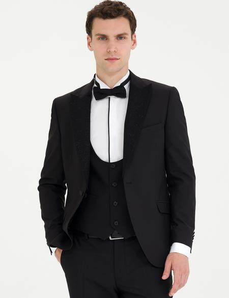 Siyah Ex. Slim Fit Smokin - 50276228047