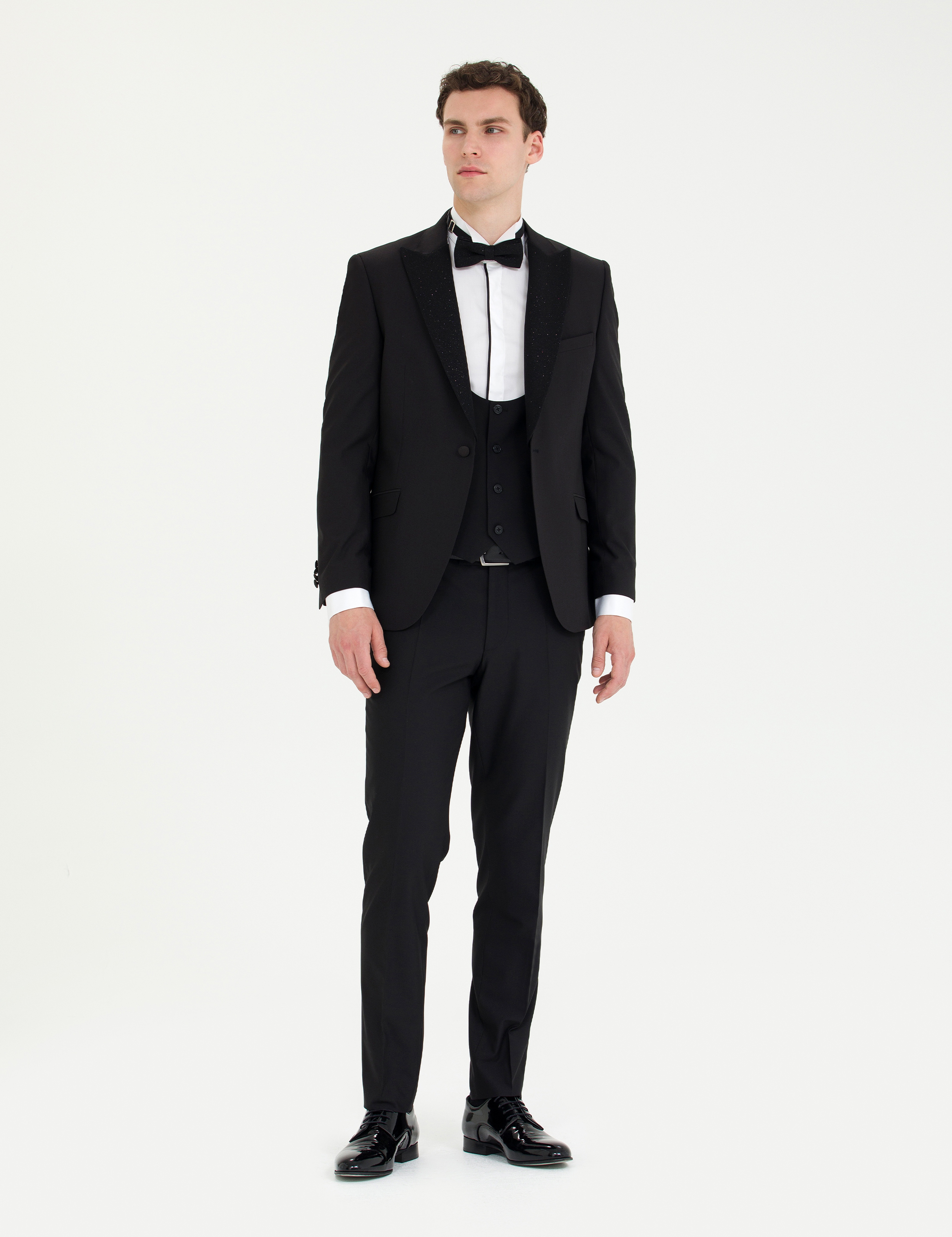 Siyah Ex. Slim Fit Smokin - Image 1
