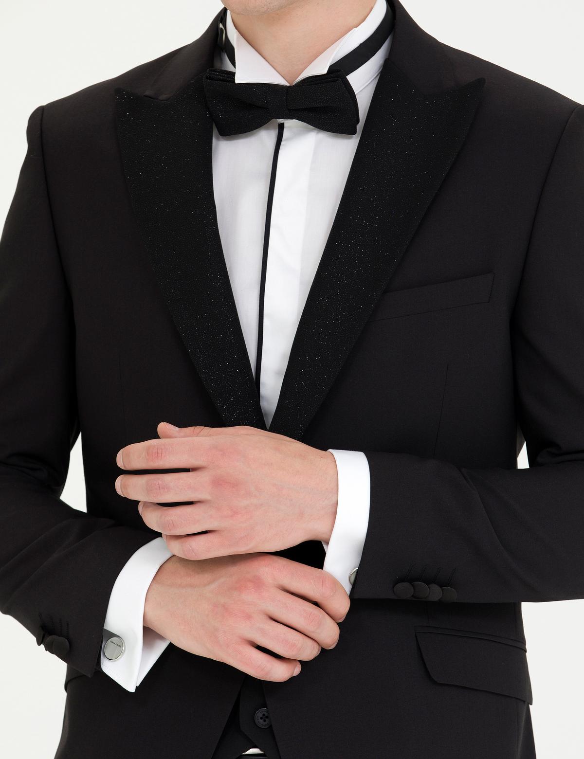 Siyah Ex. Slim Fit Smokin - 50276228047