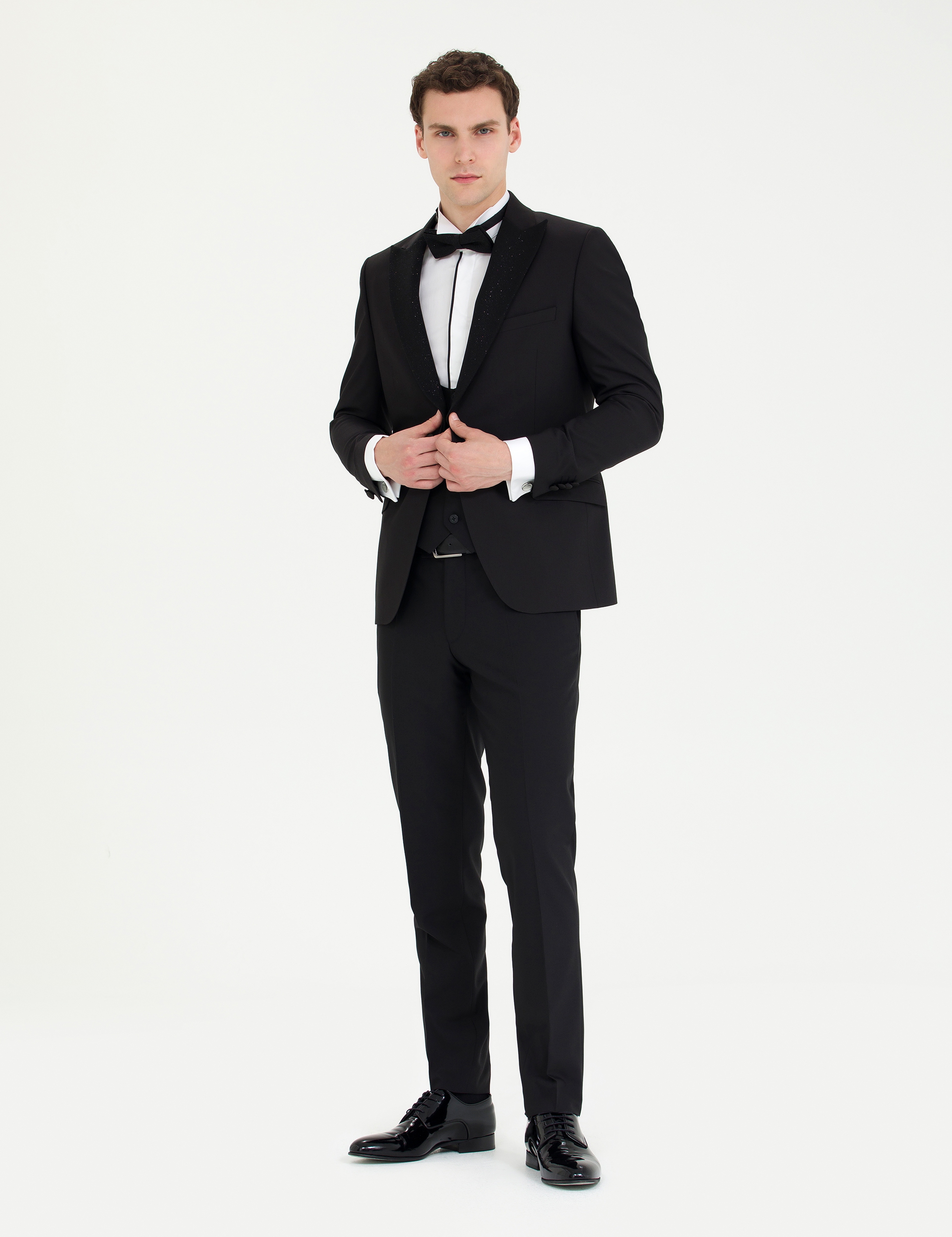 Siyah Ex. Slim Fit Smokin - Image 3