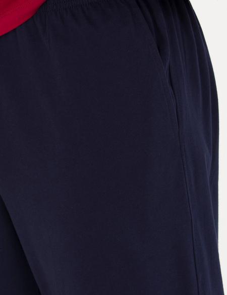 Bordo Damat Çeyiz 4'lü Pijama Set Takım - 50283576008