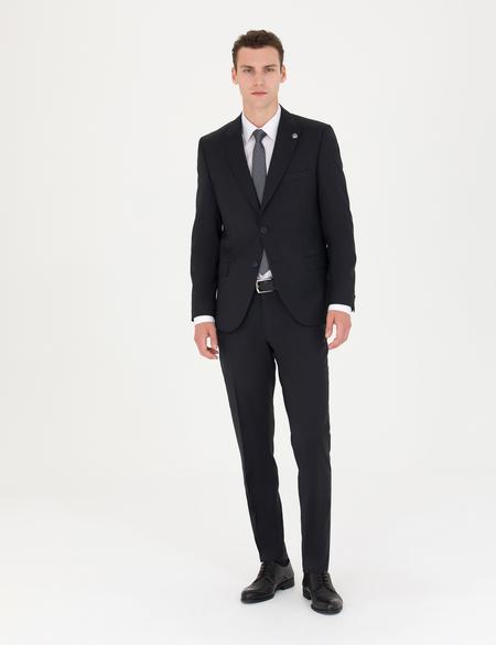 Lacivert Çizgi Detaylı Spor Takım Elbise - 50274896008