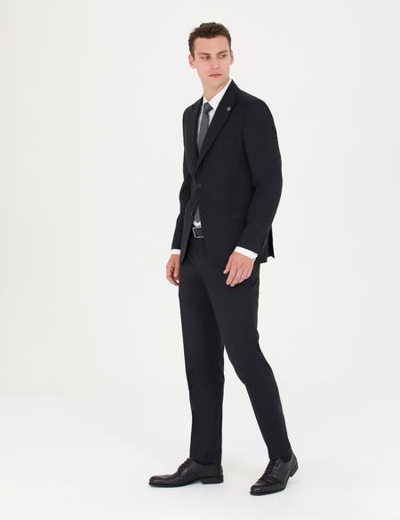 Lacivert Çizgi Detaylı Spor Takım Elbise - 50274896008