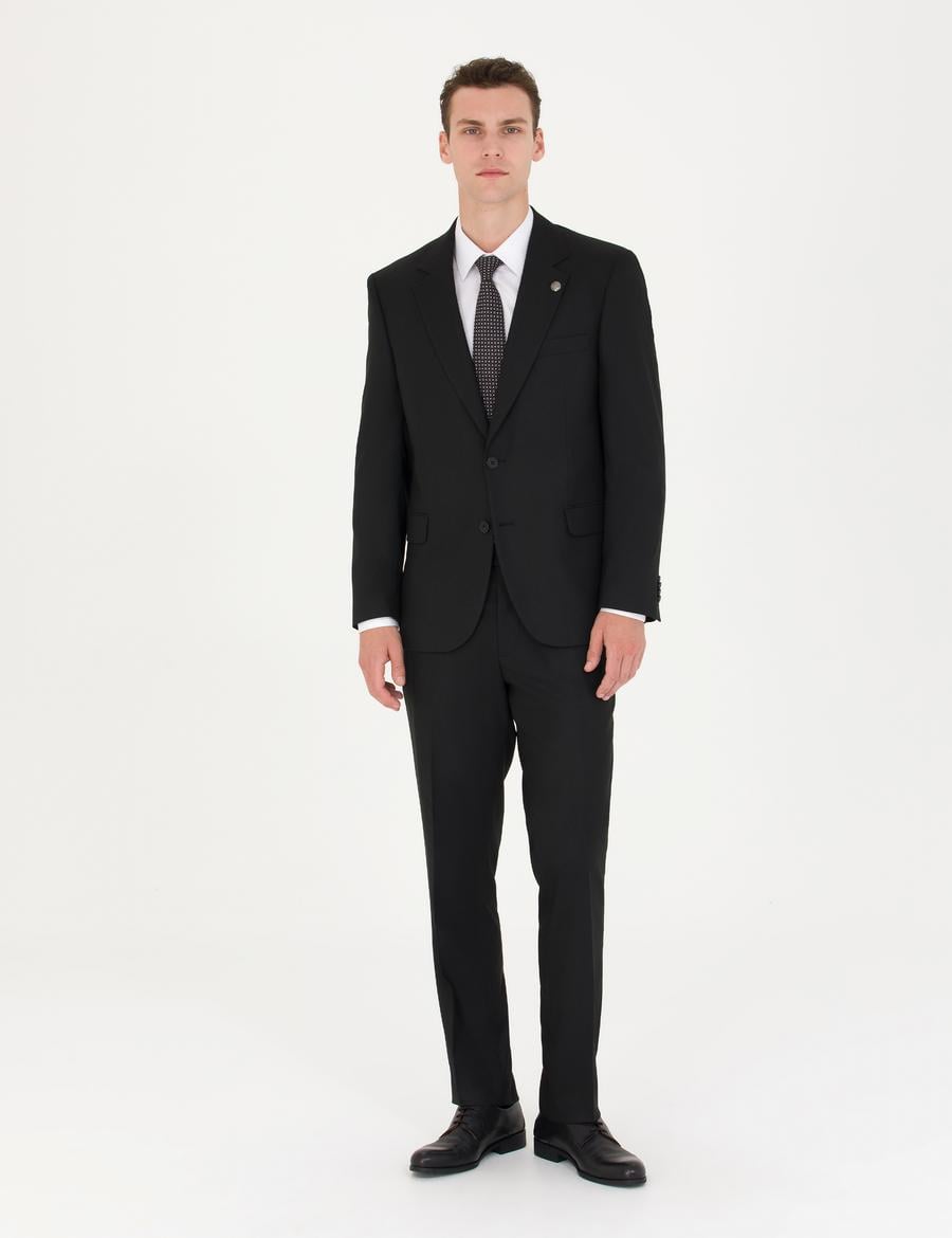 Siyah Klasik Takım Elbise