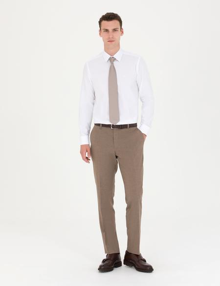 Açık Kahverengi Kumaş Pantolon - 50277312072