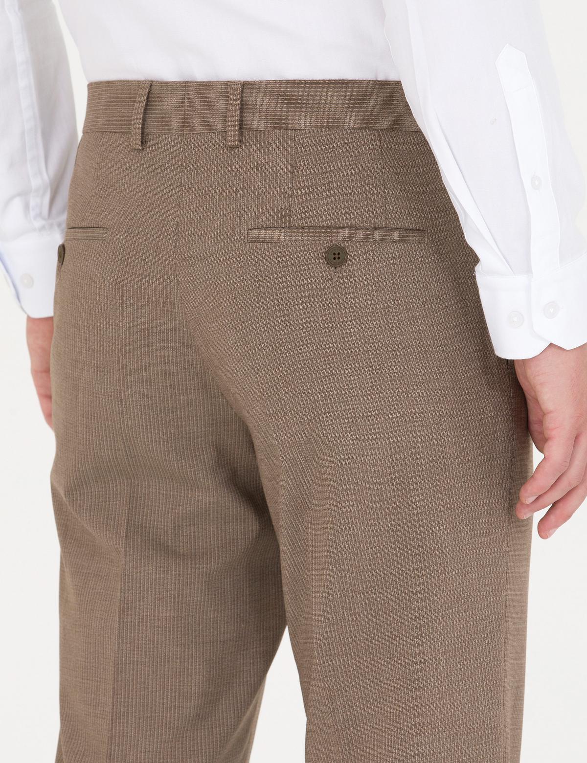 Açık Kahverengi Kumaş Pantolon - 50277312072