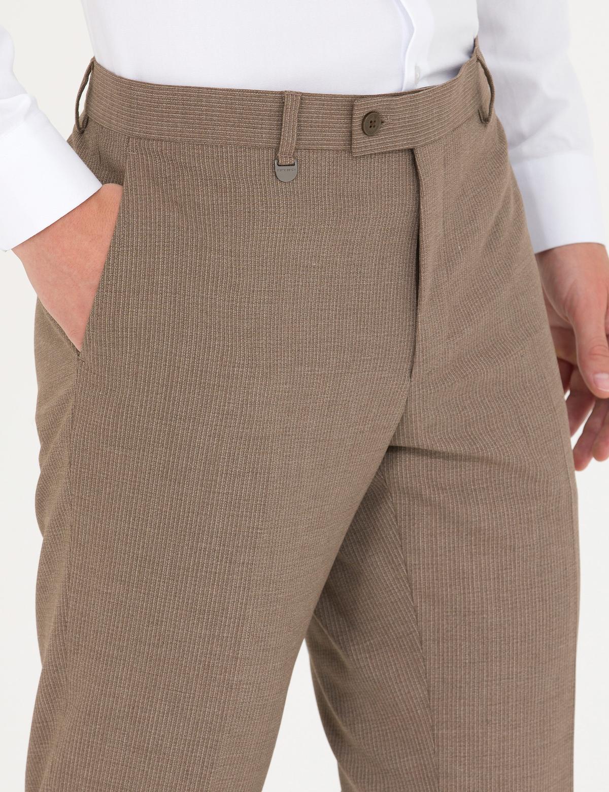 Açık Kahverengi Kumaş Pantolon - 50277312072