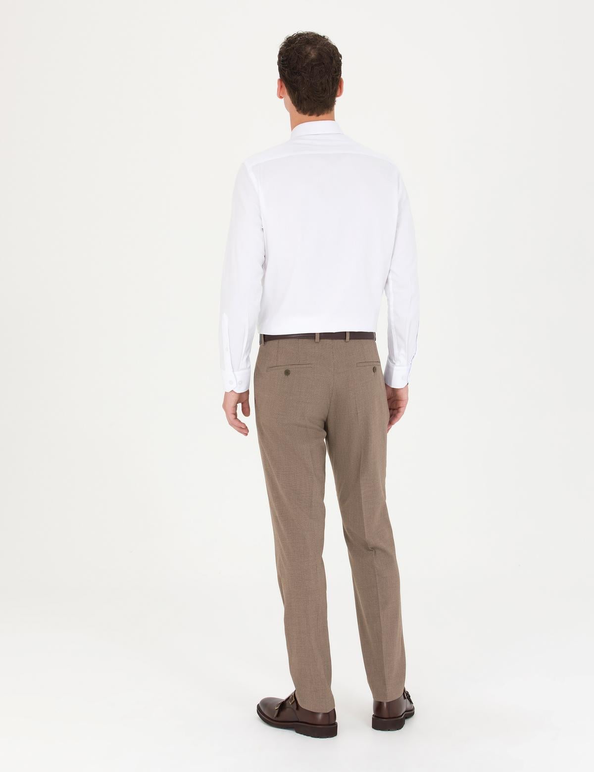 Açık Kahverengi Kumaş Pantolon - 50277312072