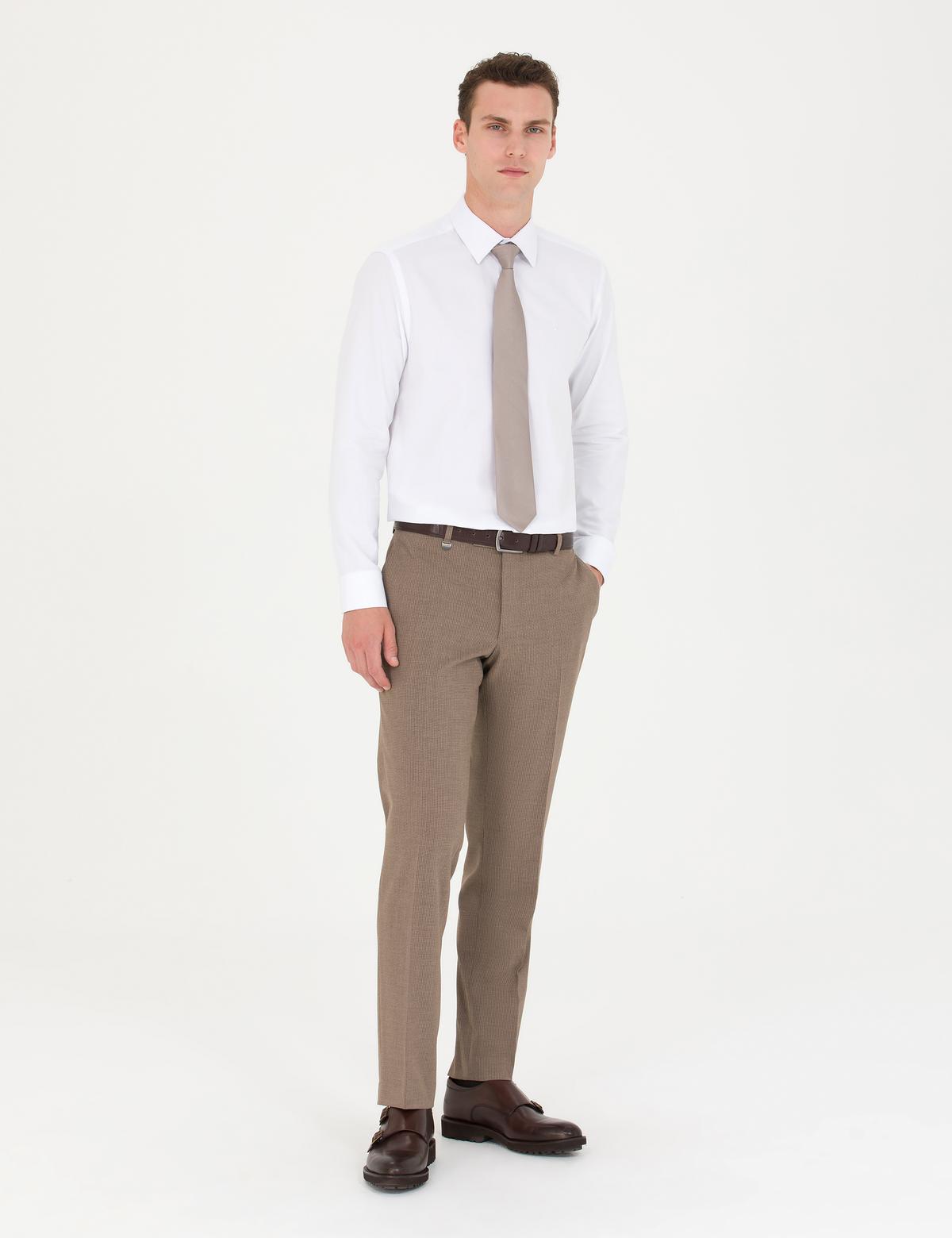 Beyaz Slim Fit Uzun Kollu Gömlek - 50269450001