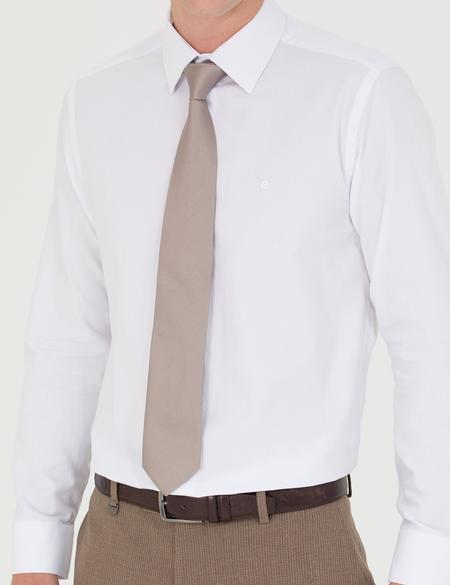 Beyaz Slim Fit Uzun Kollu Gömlek - 50269450001