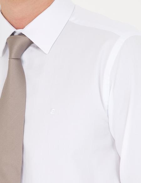 Beyaz Slim Fit Uzun Kollu Gömlek - 50269450001