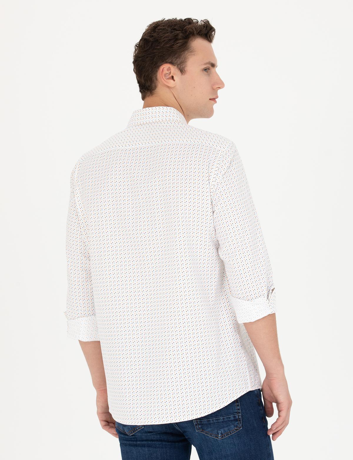 Yavruağzı Slim Fit Uzun Kollu Gömlek - 50265278047