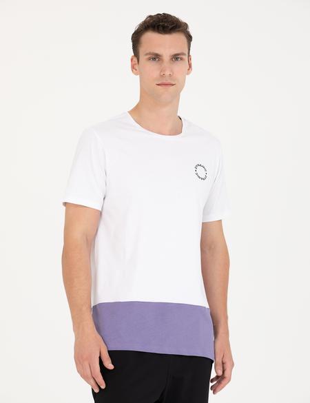 Beyaz Regular Fit Tişört - 50265498033