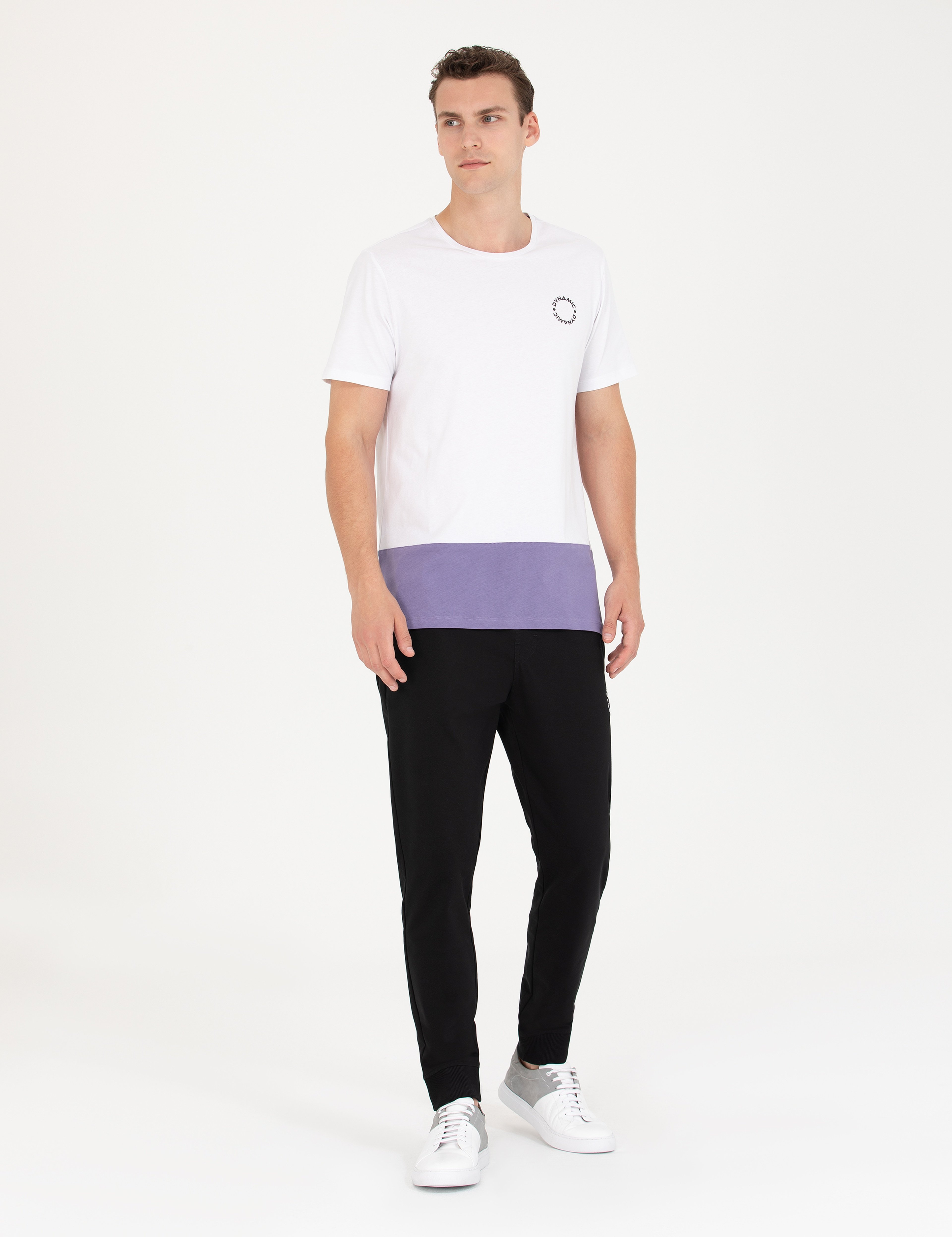 Beyaz Regular Fit Tişört - Image 4