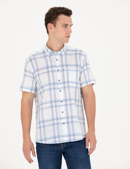 Mavi Regular Fit Kısa Kollu Gömlek - 50265121023