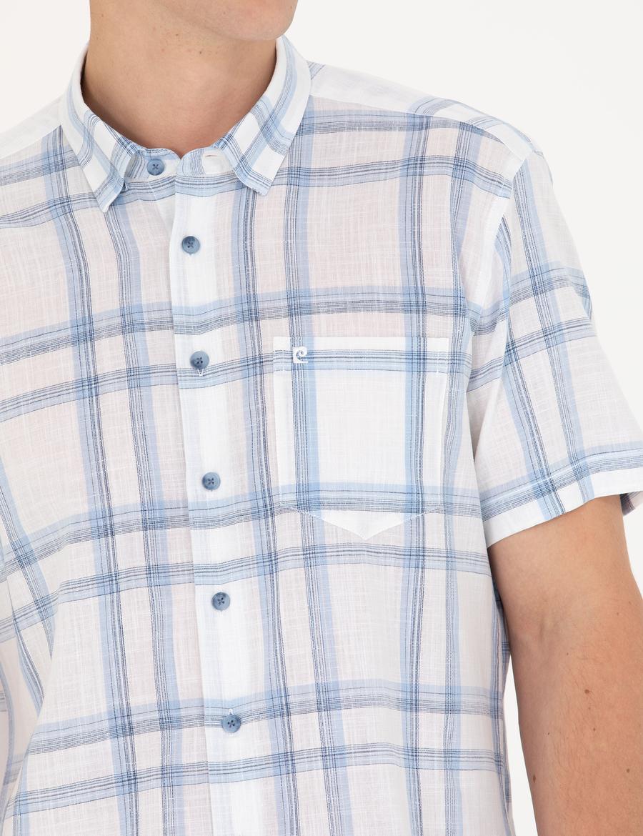 Mavi Regular Fit Kısa Kollu Gömlek