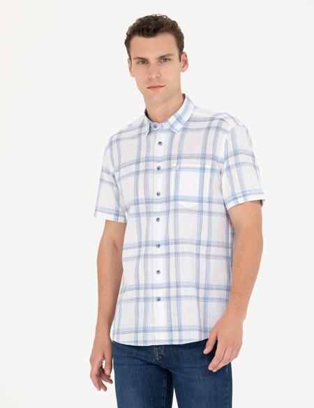 Mavi Regular Fit Kısa Kollu Gömlek - 50265121023