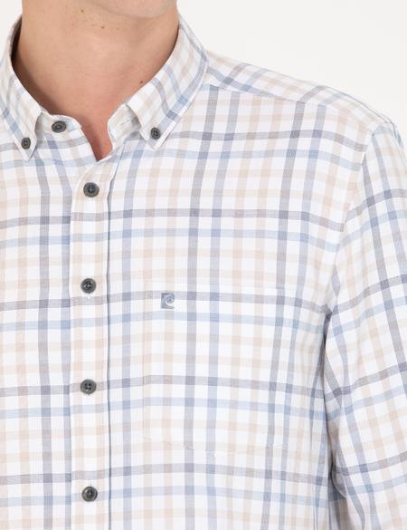 Bej Regular Fit Uzun Kollu Gömlek - 50272192010