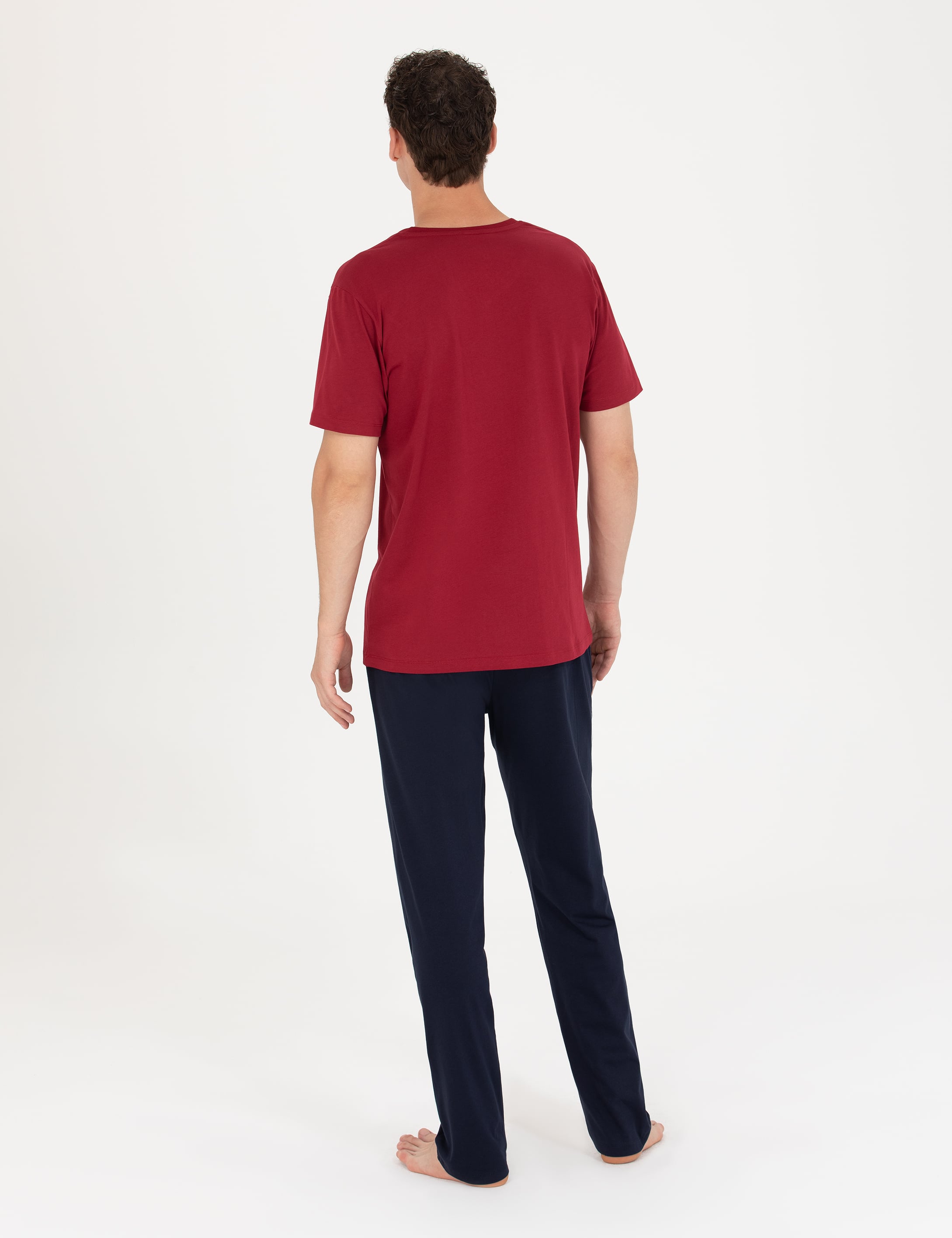 Bordo Pijama Takımı - Image 5