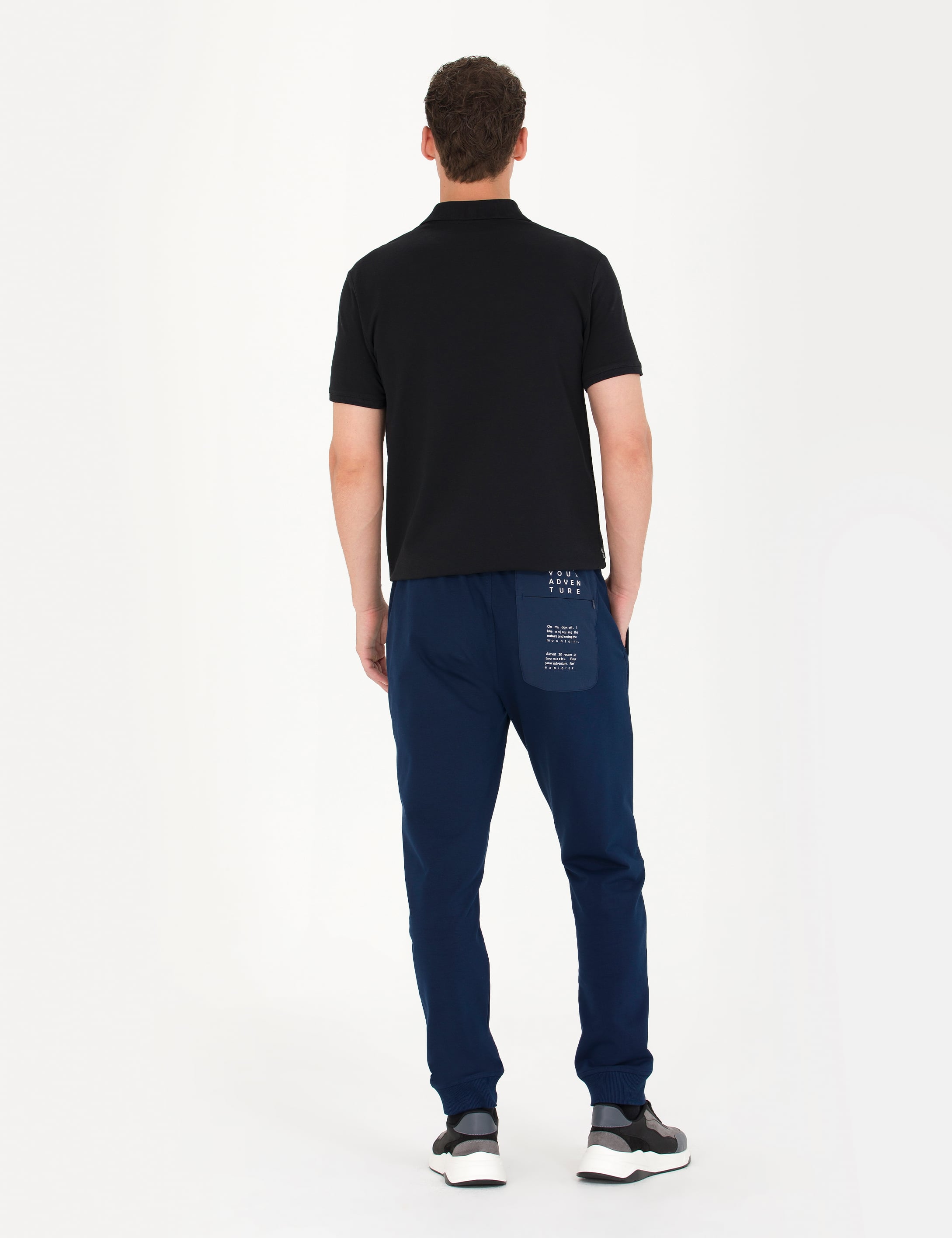 Lacivert New Slim Fit Eşofman Altı