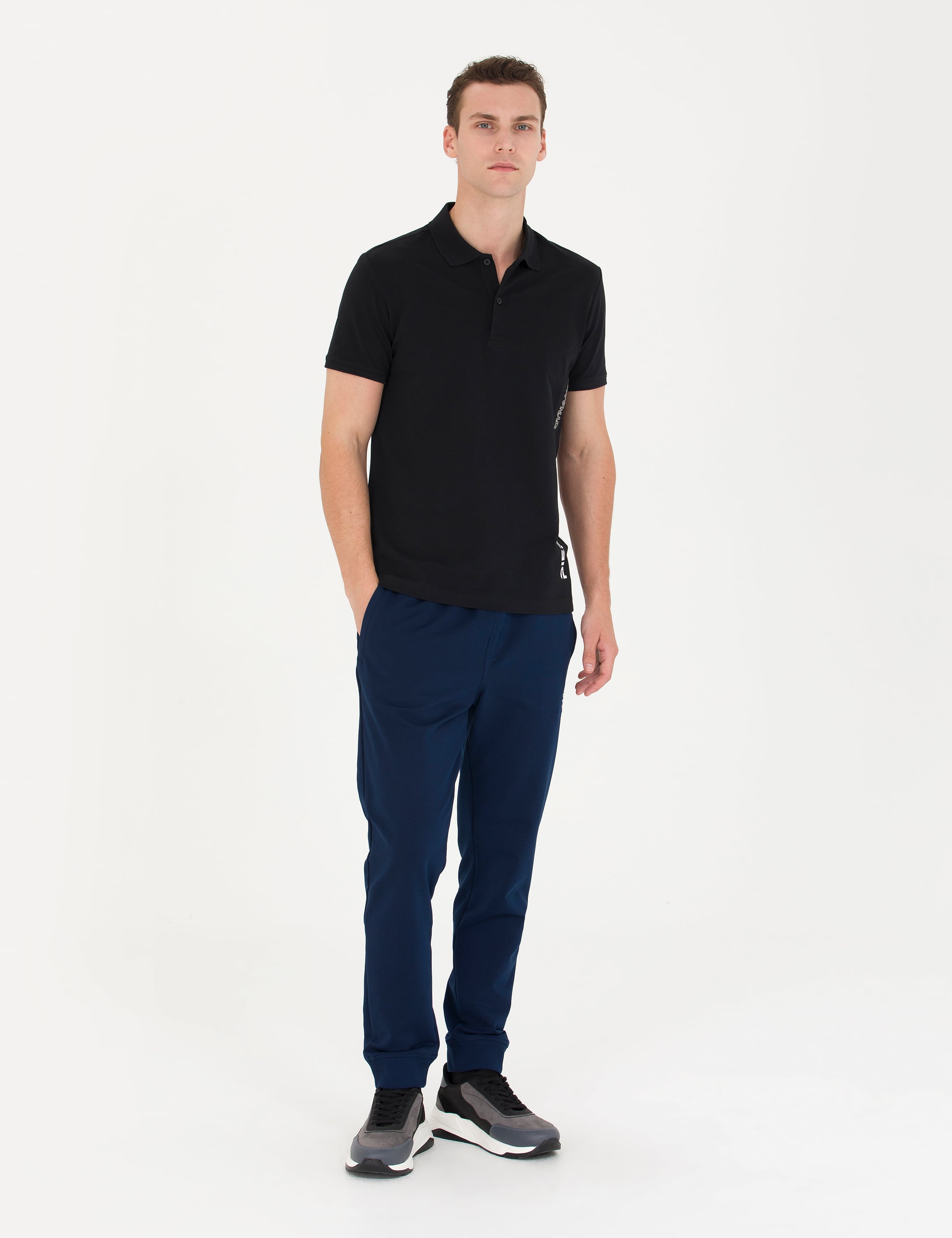 Lacivert New Slim Fit Eşofman Altı