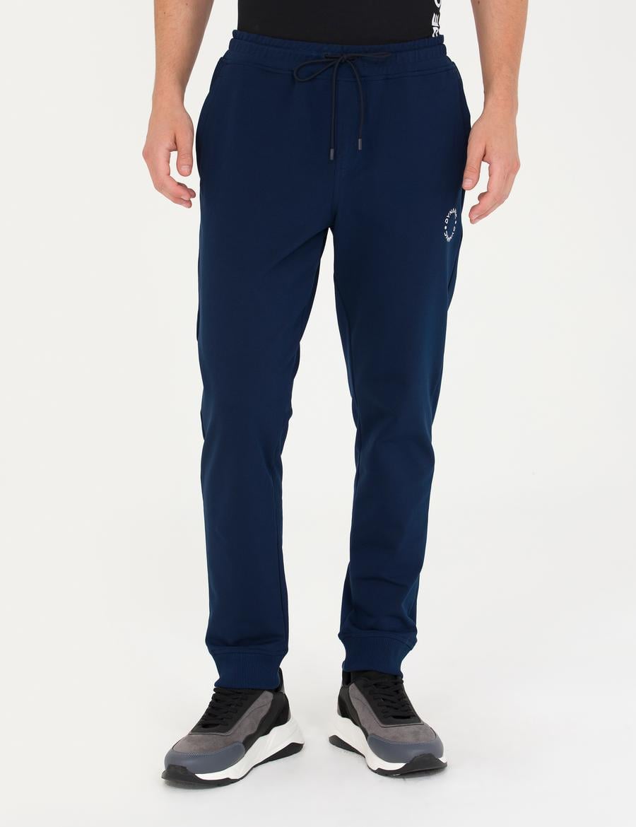 Lacivert New Slim Fit Eşofman Altı