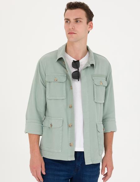 Su Yeşili Baharlık Mont - 50266856034